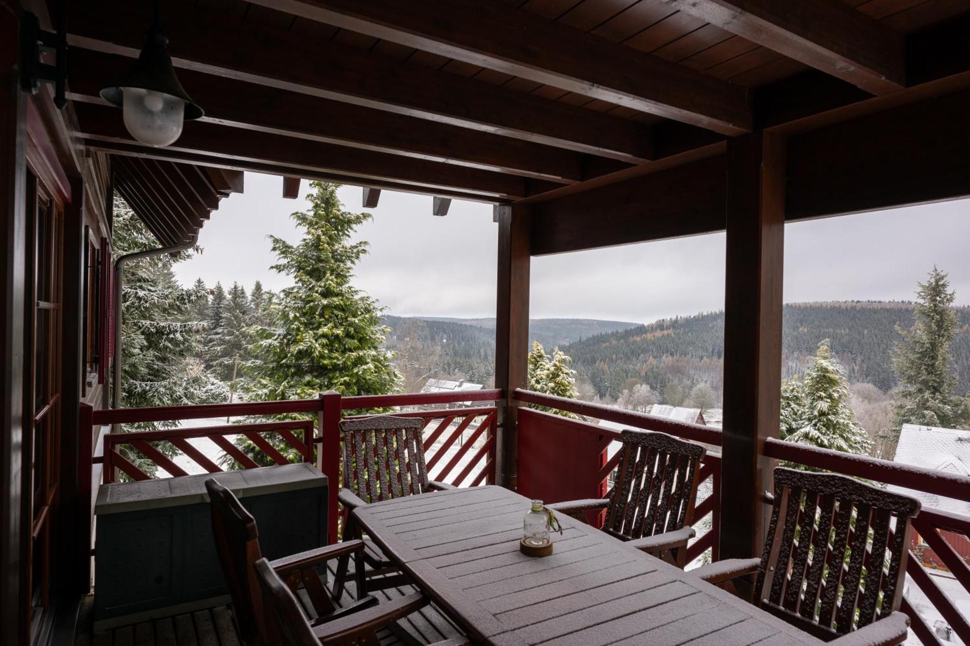 Ferienanlage Zum Silberstollen 2 Häuser am Berg Polderhof und Weißeritzhütte Altenberg  Exterior foto