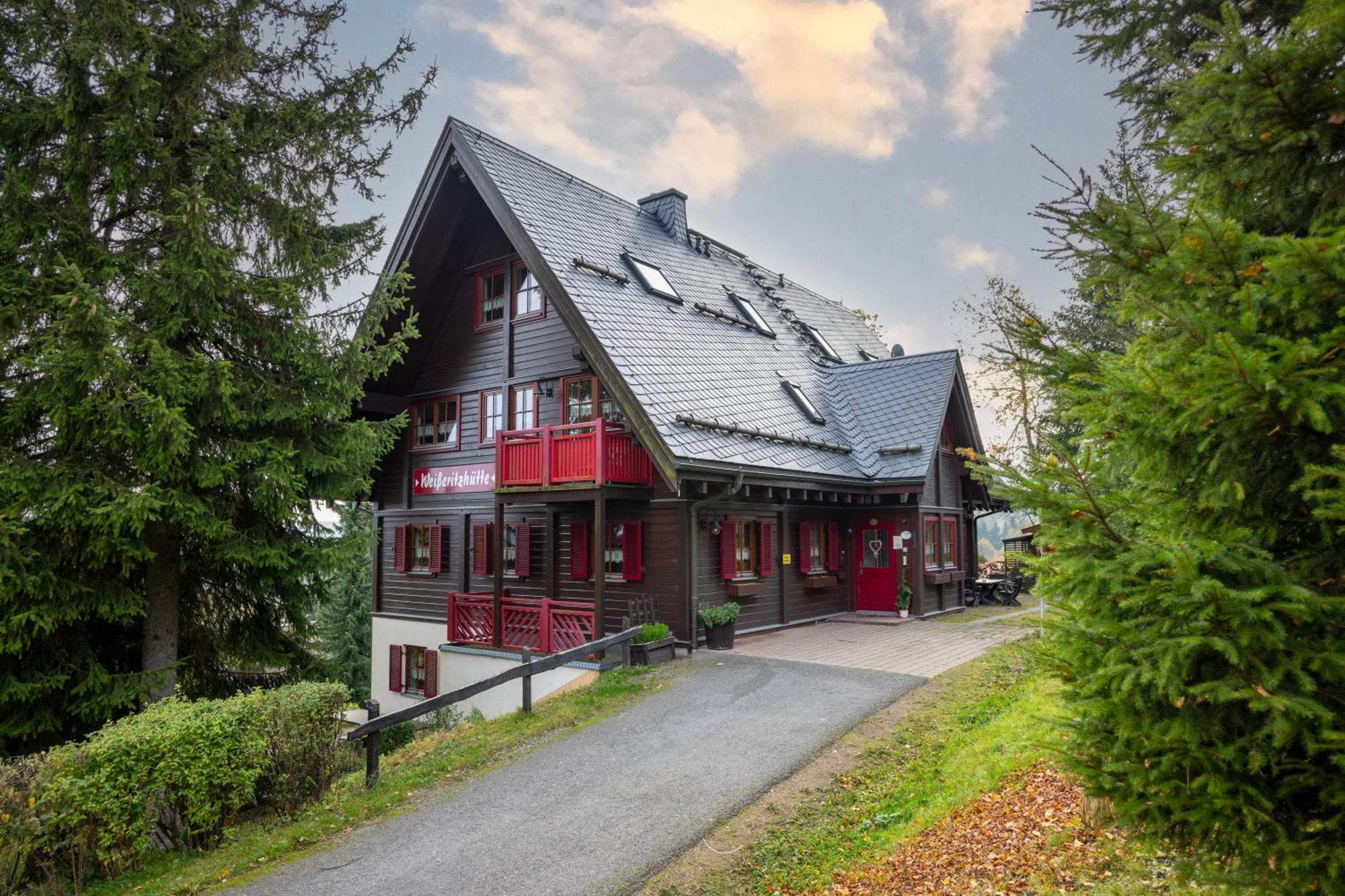 Ferienanlage Zum Silberstollen 2 Häuser am Berg Polderhof und Weißeritzhütte Altenberg  Exterior foto